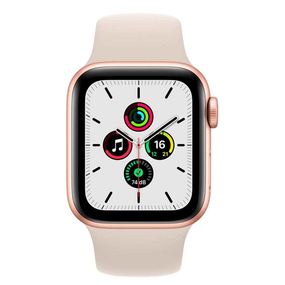 Apple Watch SE 40MM GPS Dourado e Preto | KaBuM!