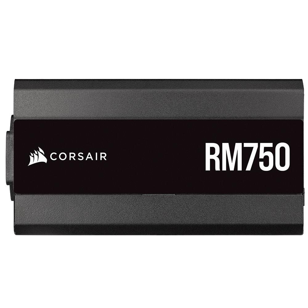 Fonte Corsair RM750, 750W, 80 Plus Gold, Modular, Sem Cabo, Preto - CP-9020234-NA Fonte Corsair RM750, 750W, 80 Plus Gold, Modular, Sem Cabo, Preto - CP-9020234-NA