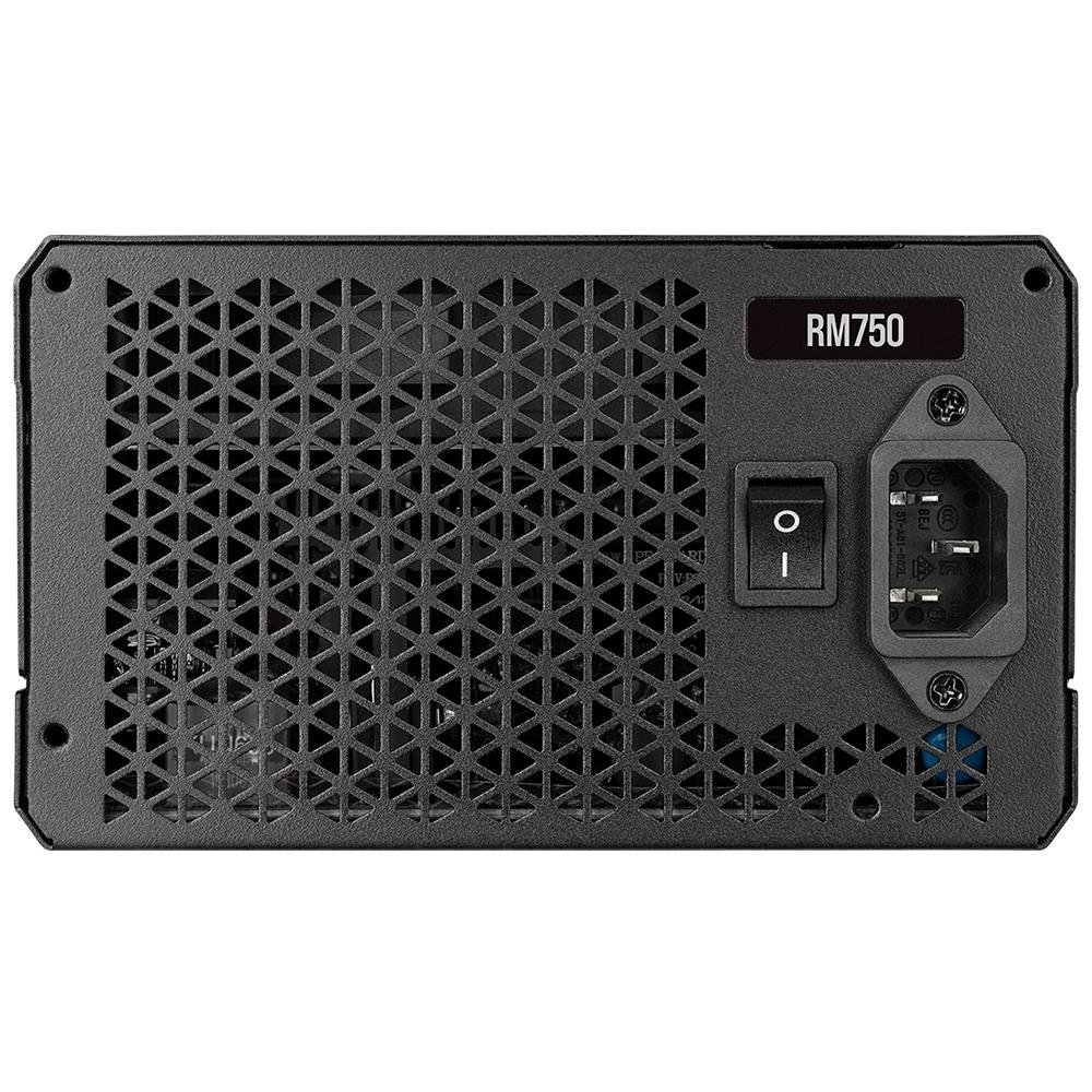 Fonte Corsair RM750, 750W, 80 Plus Gold, Modular, Sem Cabo, Preto - CP-9020234-NA Fonte Corsair RM750, 750W, 80 Plus Gold, Modular, Sem Cabo, Preto - CP-9020234-NA