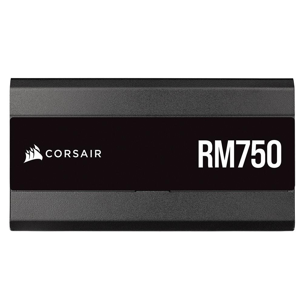 Fonte Corsair RM750, 750W, 80 Plus Gold, Modular, Sem Cabo, Preto - CP-9020234-NA Fonte Corsair RM750, 750W, 80 Plus Gold, Modular, Sem Cabo, Preto - CP-9020234-NA