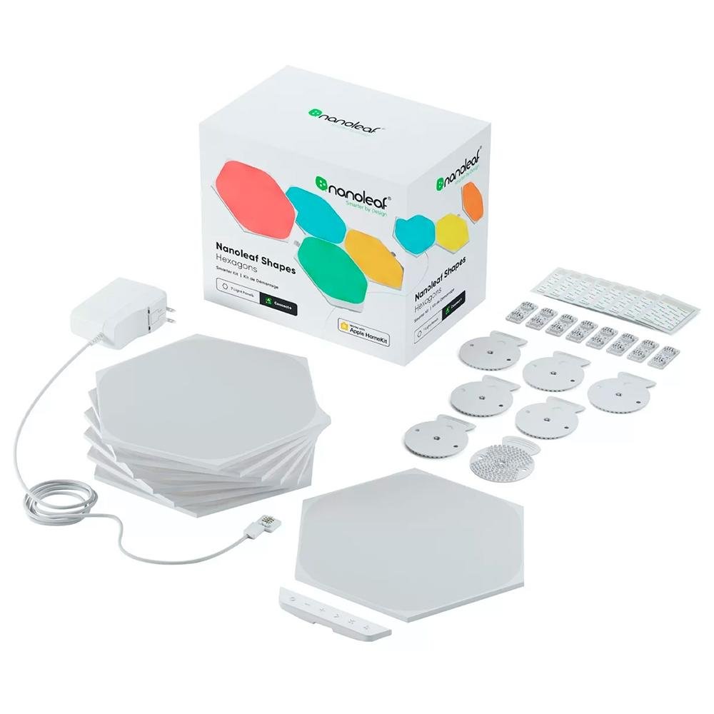 Kit Painel com 7 Peças Nanoleaf | KaBuM!