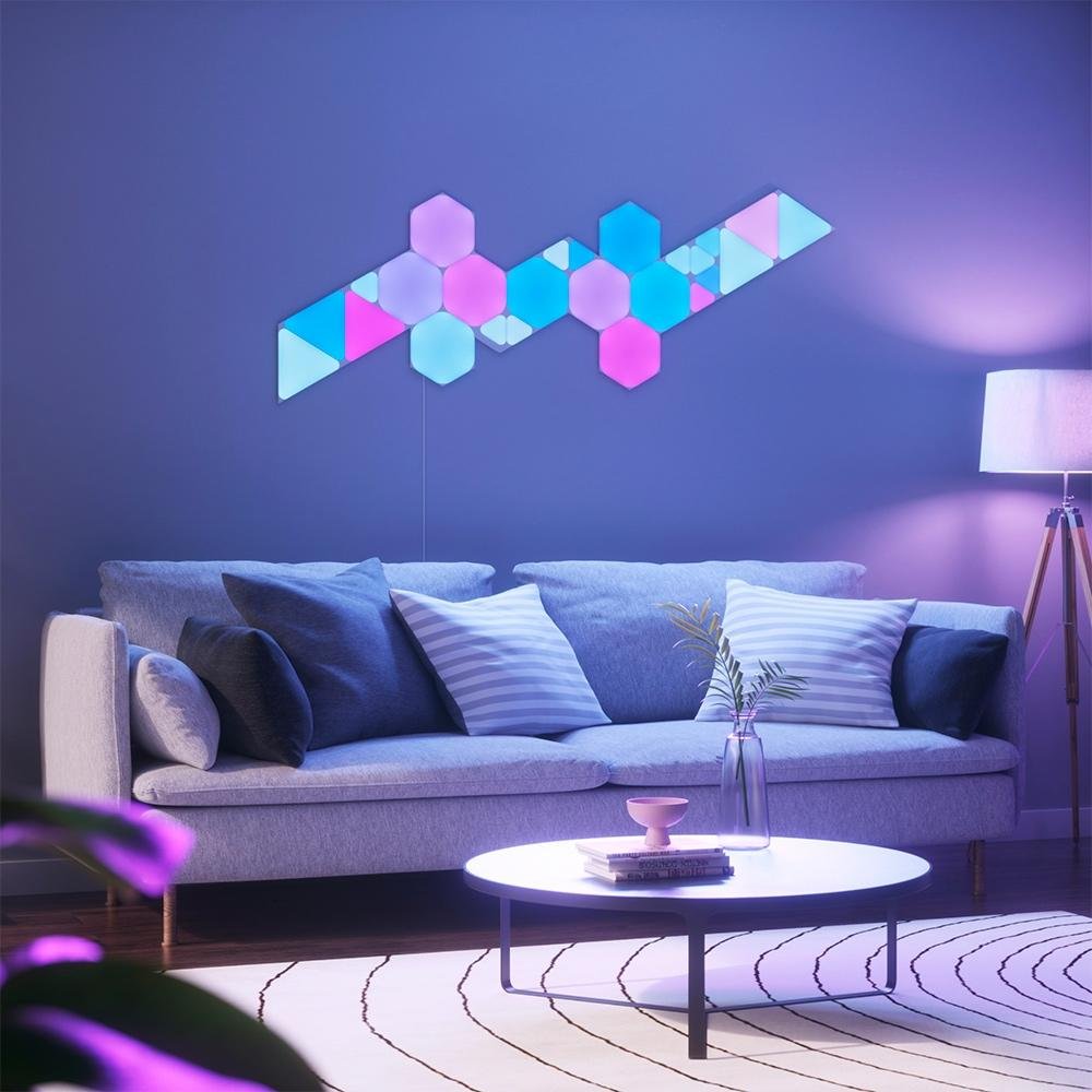 Kit Painel com 7 Peças Nanoleaf | KaBuM!