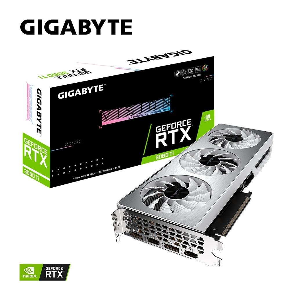 Placa de Vídeo Gigabyte NVIDIA RTX3060 Ti | KaBuM!