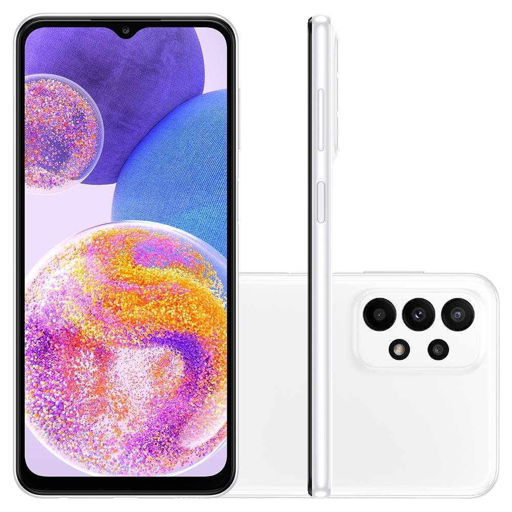 Smartphone Samsung Galaxy A23 128GB Branco | KaBuM