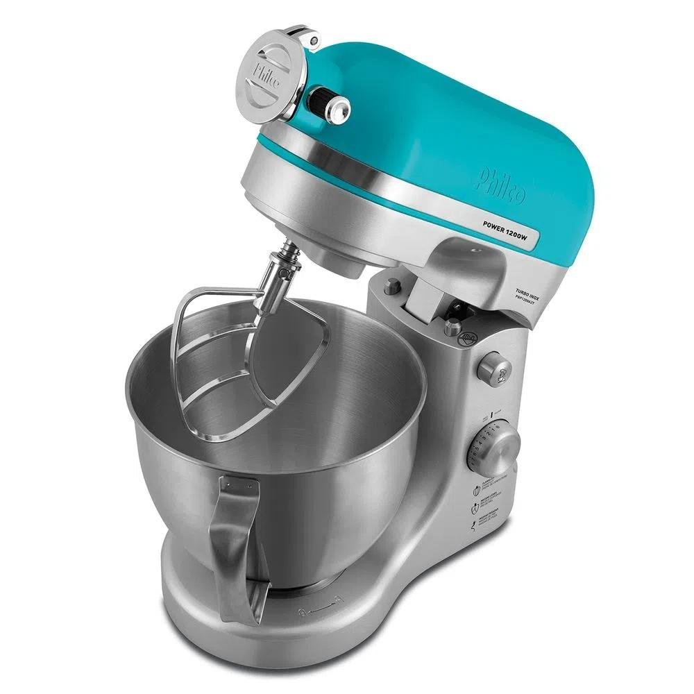 Batedeira Planetária Philco PBP1200AZT Turbo Inox, 5L, 1200W, 127V, Inox Batedeira Planetária Philco PBP1200AZT Turbo Inox, 5L, 1200W, 127V, Inox