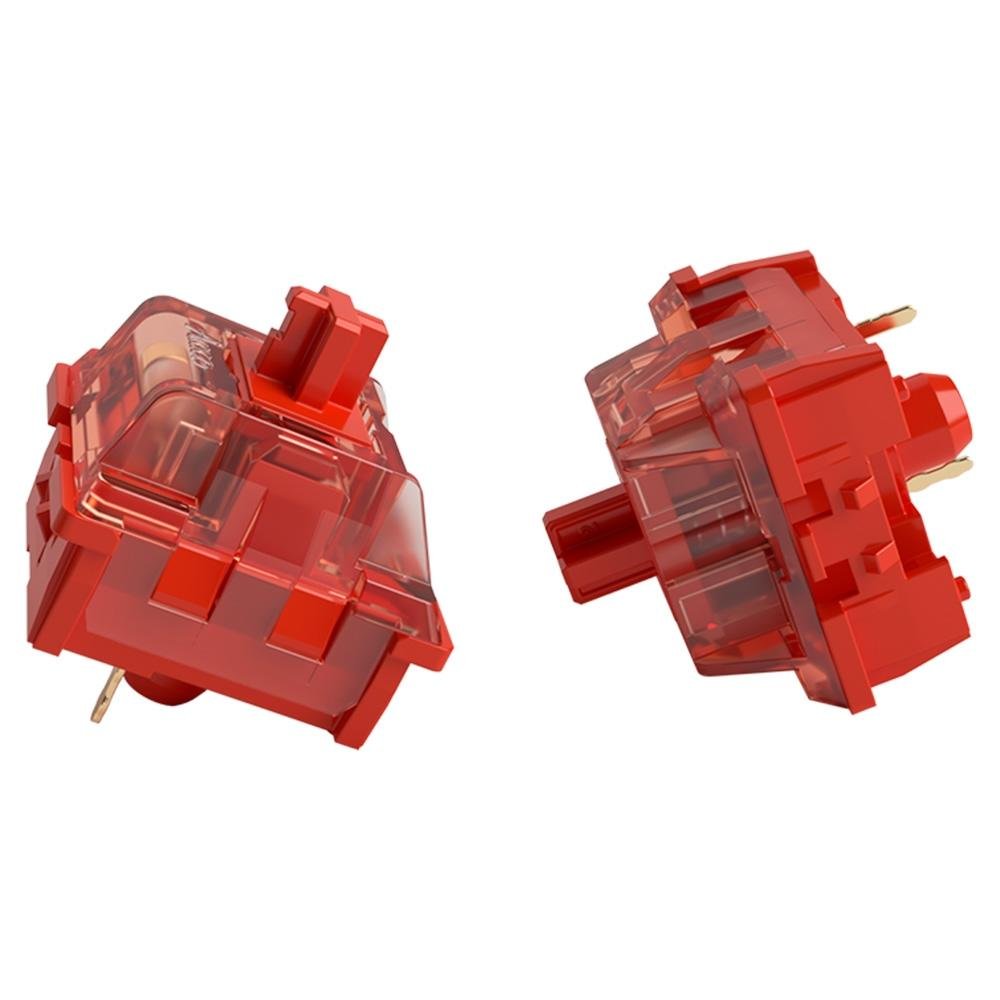 Switch Akko para Teclado Mecânico Linear, 45 Peças, Radiant Red