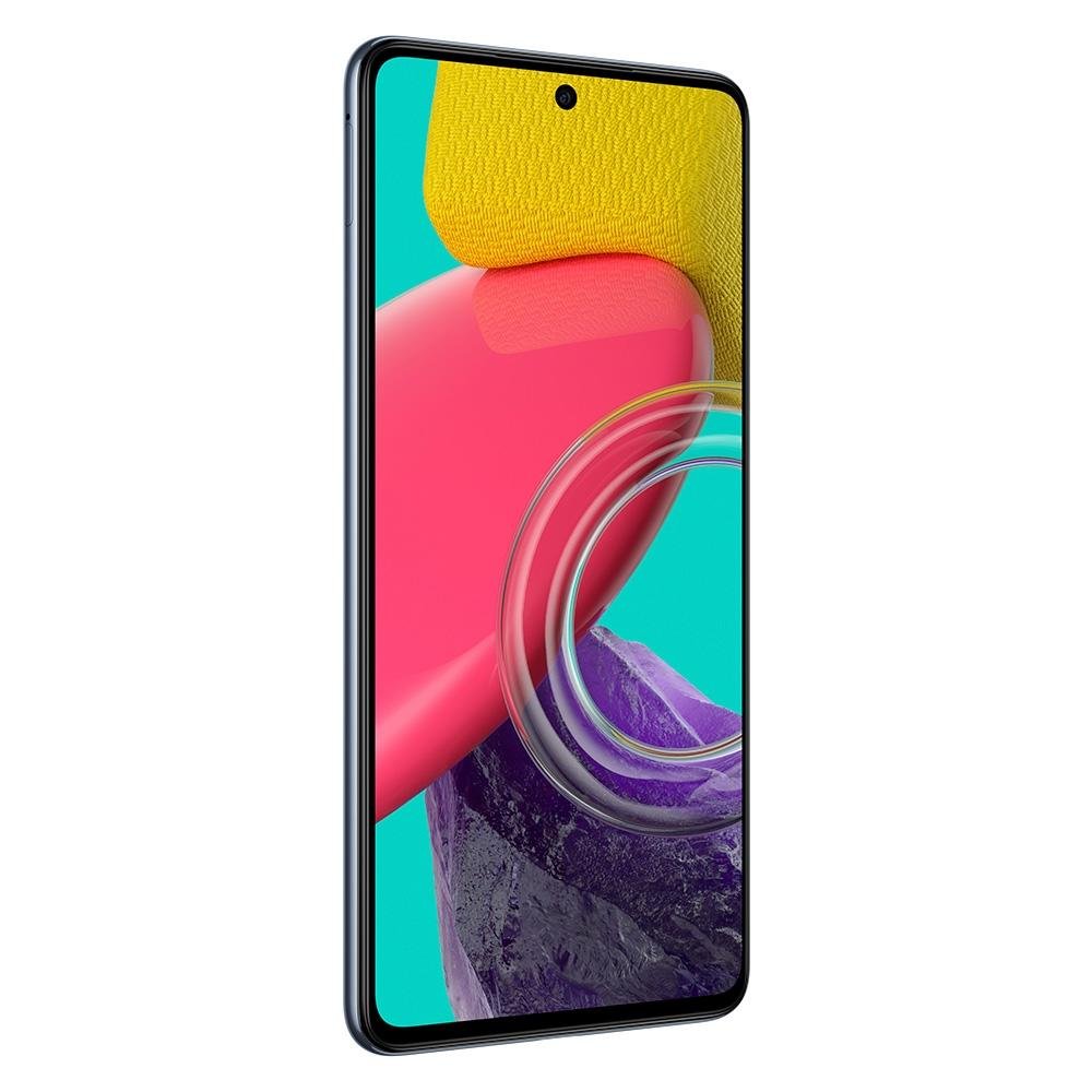 Smartphone Samsung Galaxy M53 5G, 128GB, 8GB RAM, Octa Core, Câmera Quadrupla 108MP, Tela Infinita de 6.7, Azul - SM-M536BZBSZTO Smartphone Samsung Galaxy M53 5G, 128GB, 8GB RAM, Octa Core, Câmera Quadrupla 108MP, Tela Infinita de 6.7, Azul - SM-M536BZBSZTO