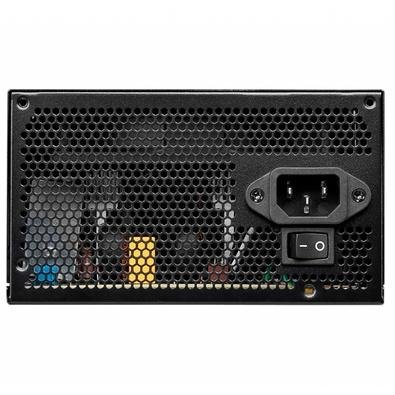 Fonte MSI MAG A600DN, 600W, 80 Plus White, PFC Ativo, Com Cabo, Preto - 306-7ZP6B22-809