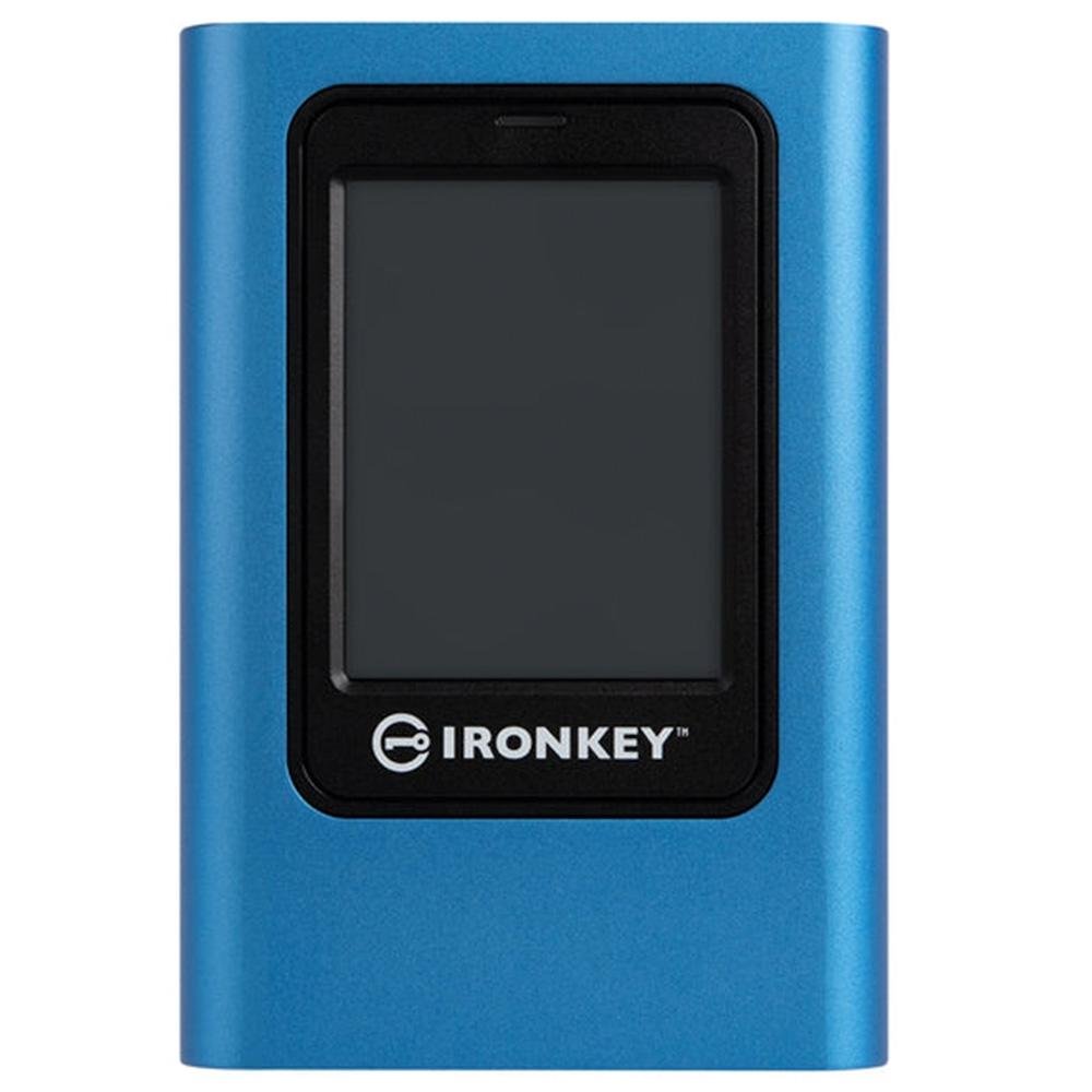 SSD Externo Kingston IronKey Vault Privacy 80, 960 GB, USB 3.2 Gen 1, Leitura: 250 MB/s, Gravação: 250 MB/s, Azul - IKVP80ES/960G SSD Externo Kingston IronKey Vault Privacy 80, 960 GB, USB 3.2 Gen 1, Leitura: 250 MB/s, Gravação: 250 MB/s, Azul - IKVP80ES/960G