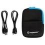 SSD Externo Kingston IronKey Vault Privacy 80, 960 GB, USB 3.2 Gen 1, Leitura: 250 MB/s, Gravação: 250 MB/s, Azul - IKVP80ES/960G