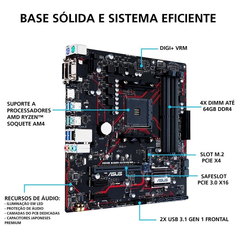 Kit Processador AMD Ryzen 5 5600, Cache 35MB, 3.5GHz, Sem Vídeo +