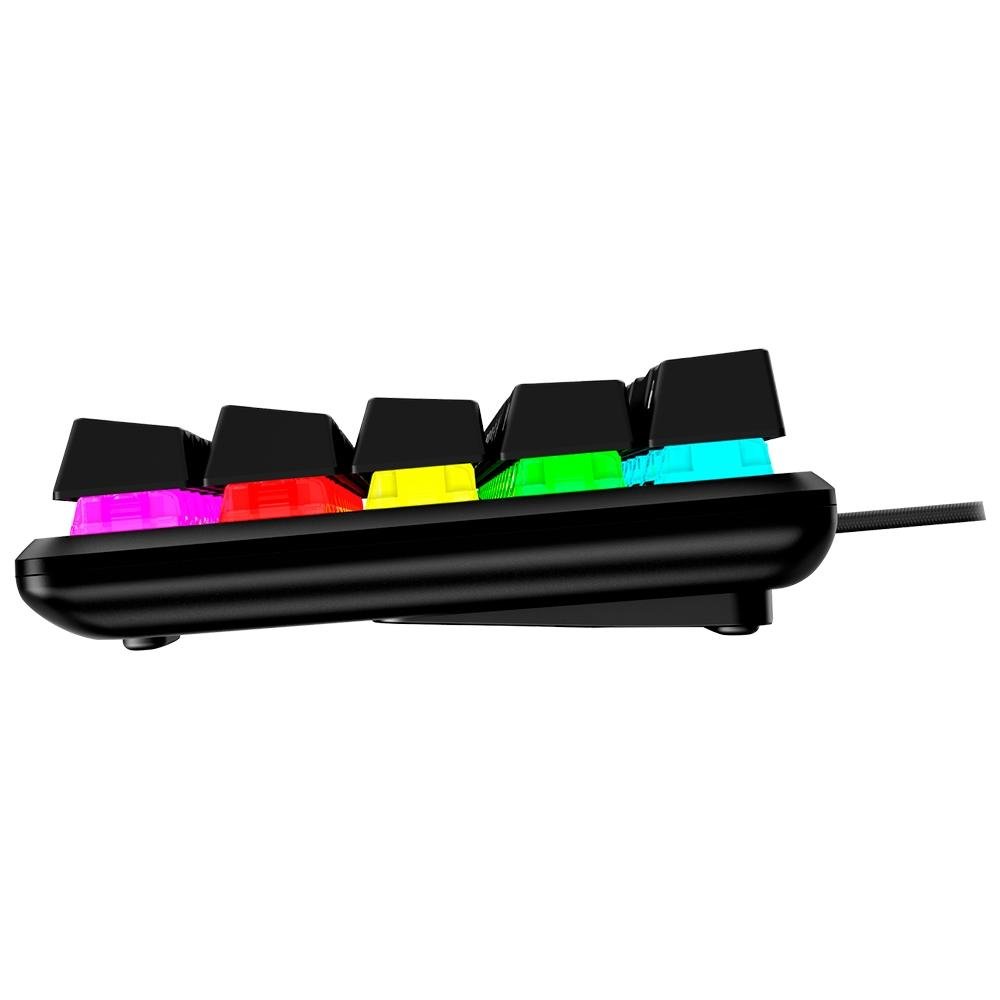 Teclado Mecânico Gamer HyperX Alloy Origins 65 HX Aqua, RGB, Layout 65%, US, Preto - 56R64AA#ABA Teclado Mecânico Gamer HyperX Alloy Origins 65 HX Aqua, RGB, Layout 65%, US, Preto - 56R64AA#ABA