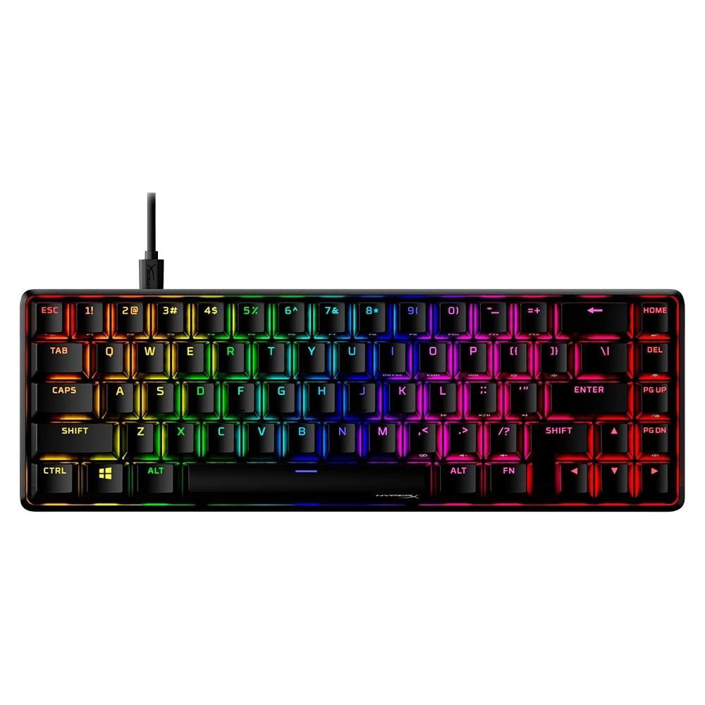 Teclado Mecânico Gamer HyperX Alloy Origins 65 HX Aqua | KaBuM!