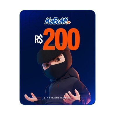Gift Card KaBuM: 200 Reais - Código Digital