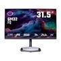 Monitor Gamer Cooler Master 31.5 2K QHD, 165 Hz, 1ms, HDMI e DisplayPort, 95% DCI-P3, HDR, FreeSync Premium - CMI-GM32-FQ-BR