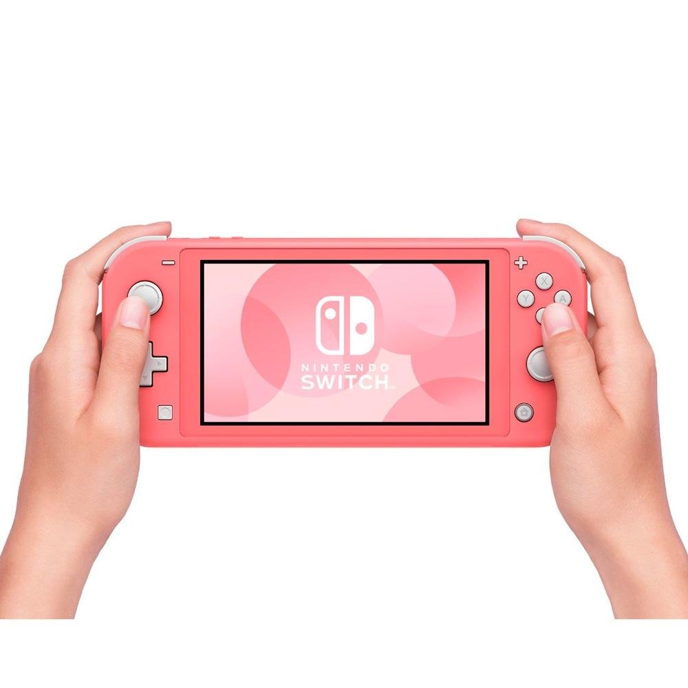 Console Nintendo Switch Lite Coral | KaBuM!