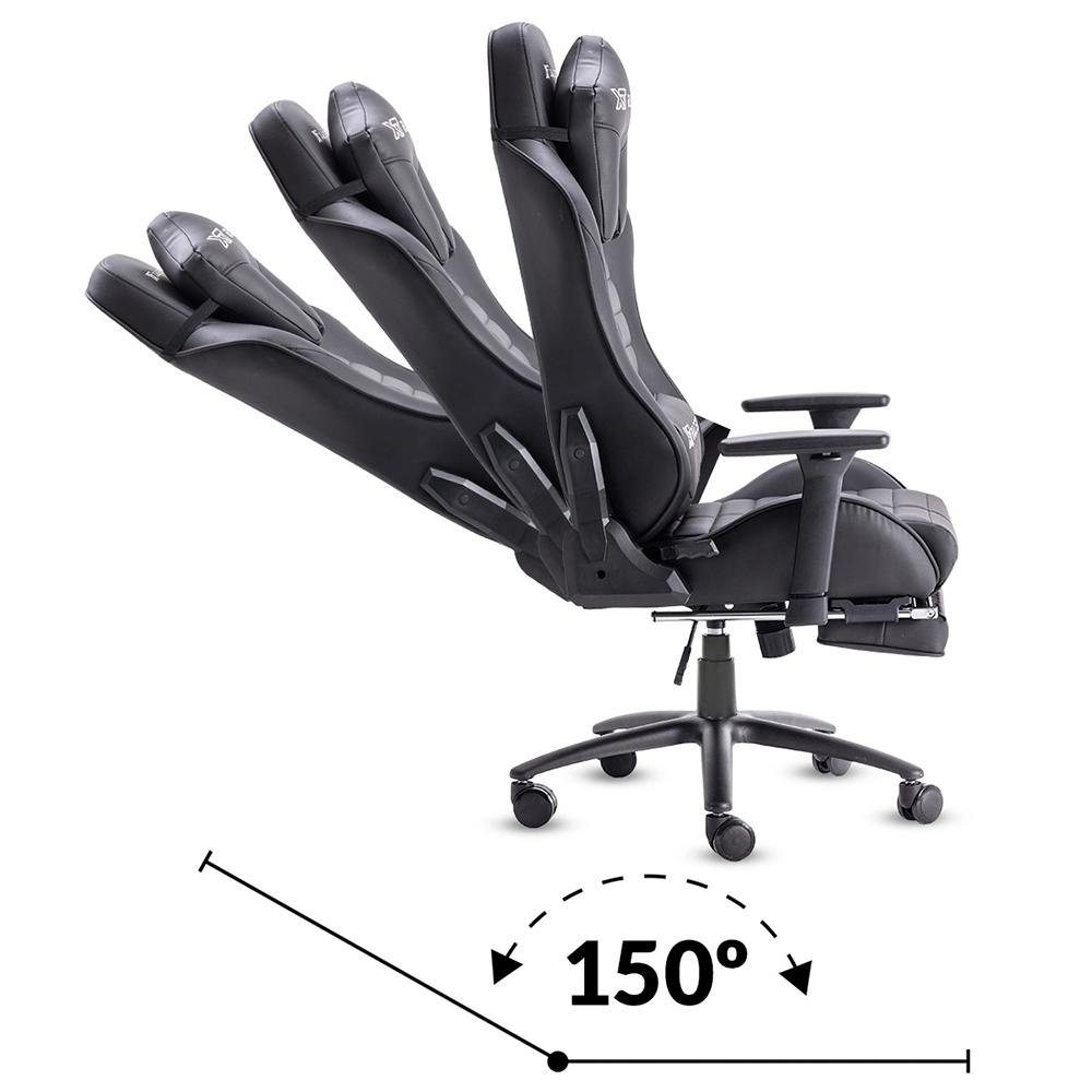 Cadeira Gamer XT Racer Platinum W Series, Até 120kg, Com Almofadas, Reclinável, Descanso de Braço 3D, Preto - XTR-010 - view 11