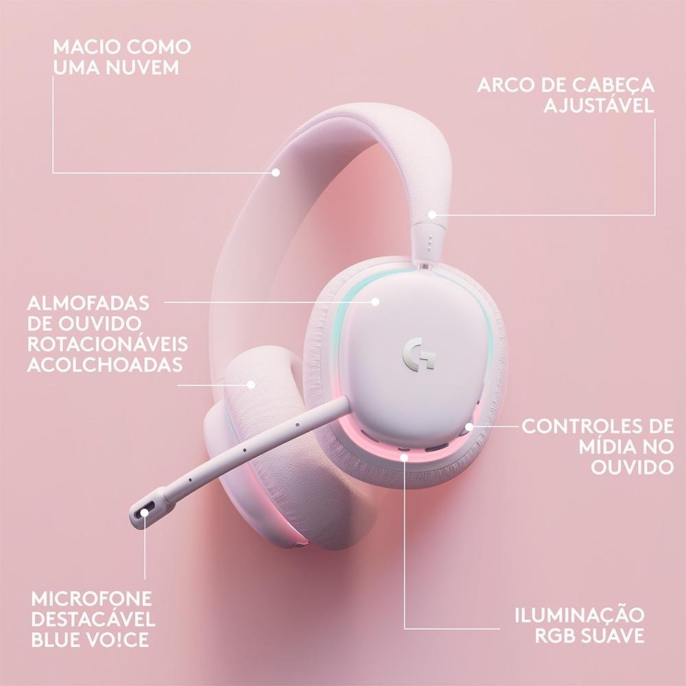Headset Sem Fio Logitech G735 no Mega Maio | KaBuM