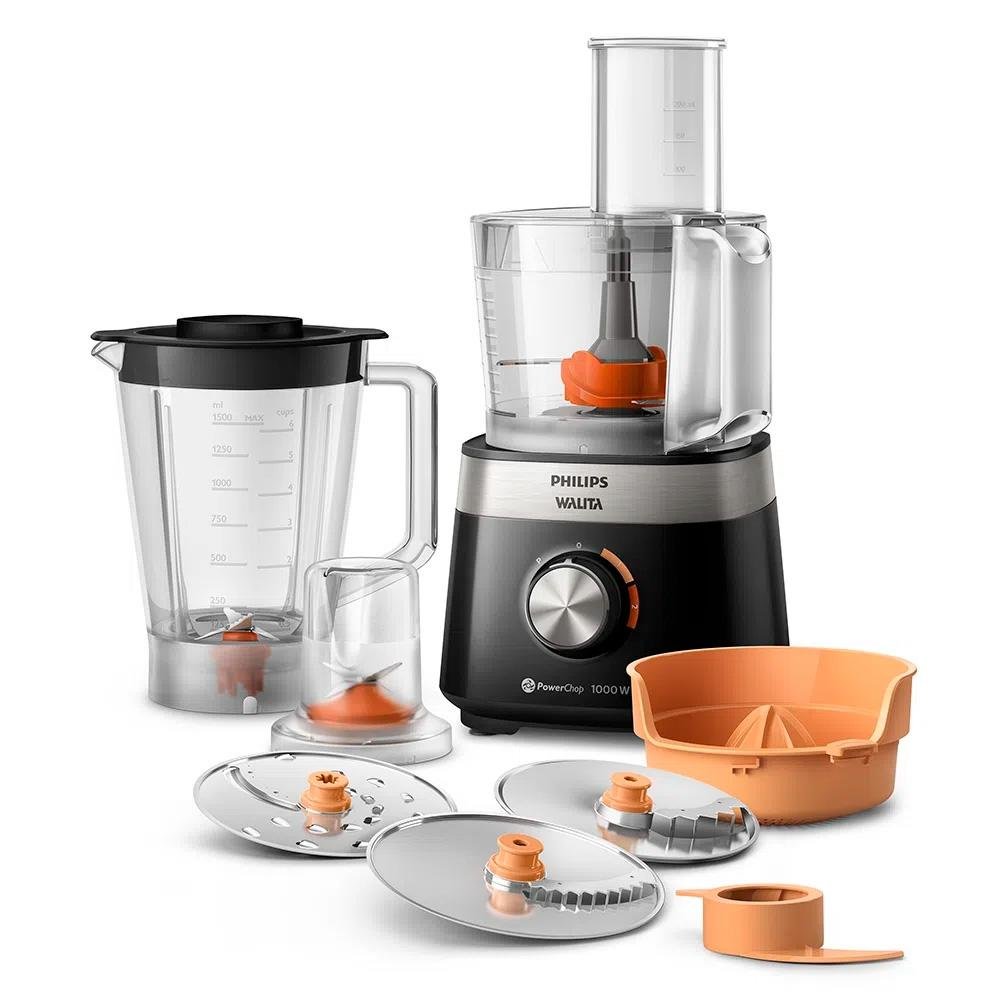 Multiprocessador Philips Walita PowerChop | KaBuM!
