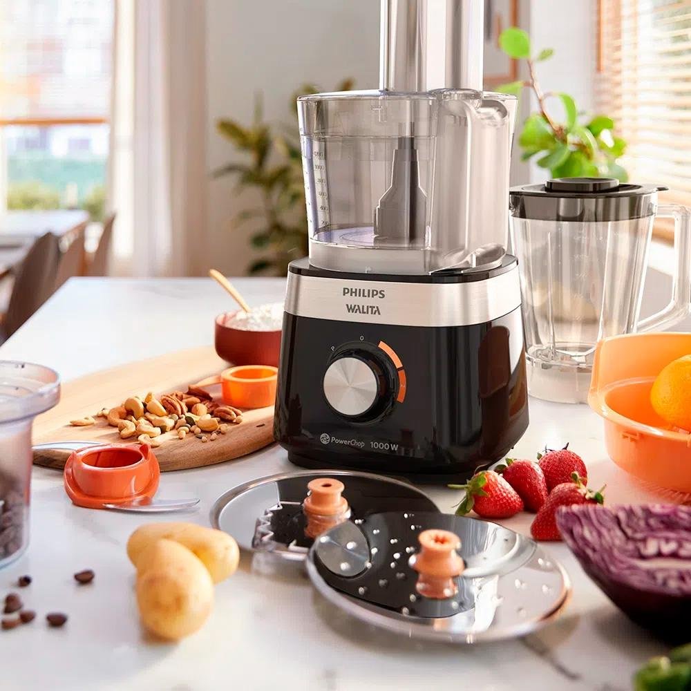 Multiprocessador Philips Walita PowerChop | KaBuM!