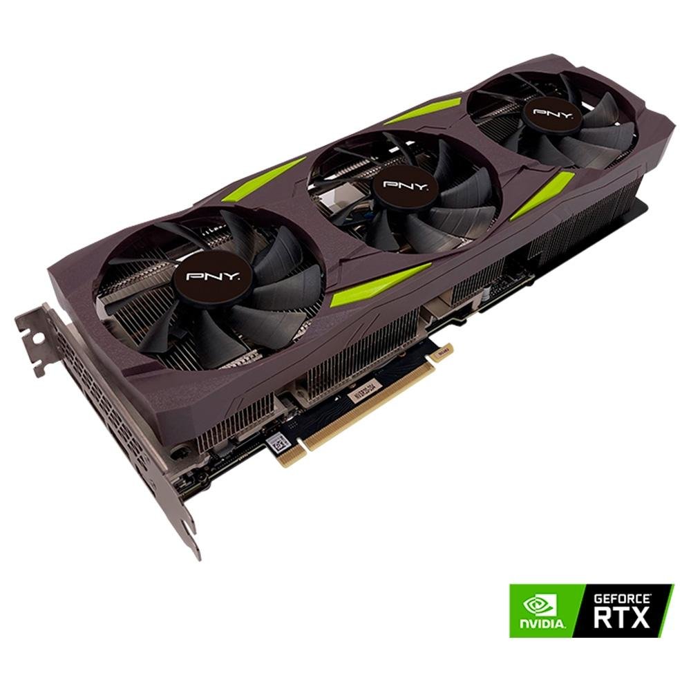 Placa de Video PNY NVIDIA GeForce RTX 3080 Uprising, 12 GB GDDR6X, LHR, DLSS, Ray Tracing - VCG308012LTFMPB Placa de Video PNY NVIDIA GeForce RTX 3080 Uprising, 12 GB GDDR6X, LHR, DLSS, Ray Tracing - VCG308012LTFMPB