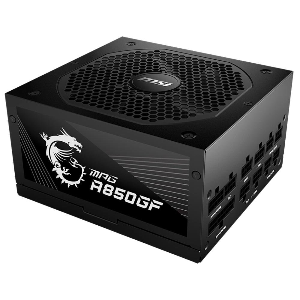Fonte MSI MPG A850GF, 850W Full Modular | KaBuM!