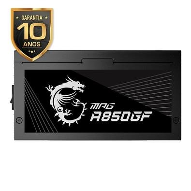 Fonte MSI MPG A850GF, 850W Full Modular | KaBuM!