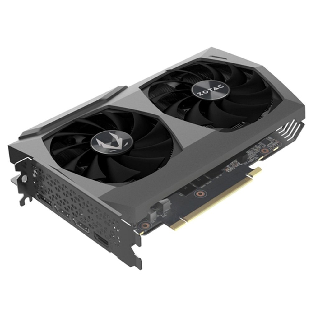 Placa de Vídeo RTX 3060 Ti Twin Edge Zotac Gaming GeForce, 8 GB GDDR6X, LED, DLSS, Ray Tracing - ZT-A30620E-10P Placa de Vídeo RTX 3060 Ti Twin Edge Zotac Gaming GeForce, 8 GB GDDR6X, LED, DLSS, Ray Tracing - ZT-A30620E-10P