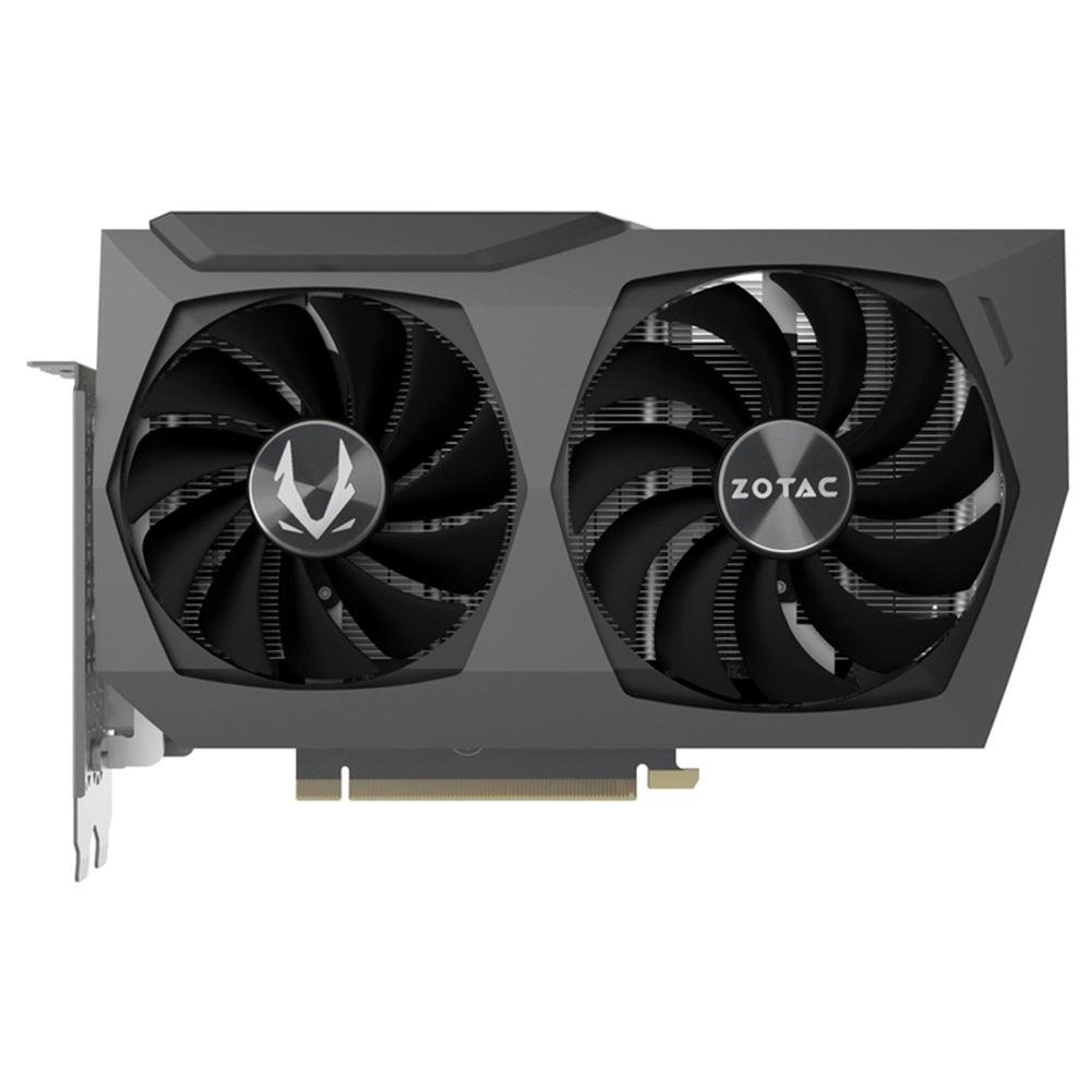 Placa de Vídeo RTX 3060 Ti Twin Edge Zotac Gaming GeForce, 8 GB GDDR6X, LED, DLSS, Ray Tracing - ZT-A30620E-10P Placa de Vídeo RTX 3060 Ti Twin Edge Zotac Gaming GeForce, 8 GB GDDR6X, LED, DLSS, Ray Tracing - ZT-A30620E-10P