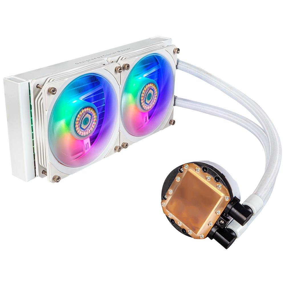 Water Cooler Masterliquid PL240 Flux White Edition | KaBuM!