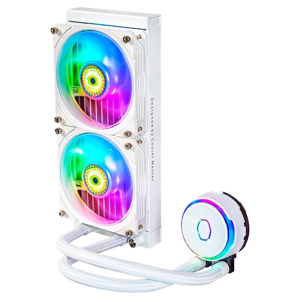 Cooler Masterの簡易水冷CPUクーラー PL240 FLUX Water Cooler Masterliquid PL240 Flux White Edition | KaBuM!