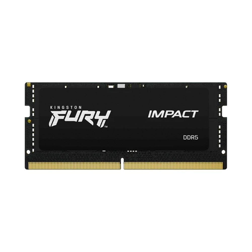 Memória RAM para Notebook Kingston Fury Impact, 16GB, 5600MHz, DDR5, CL40, Preto