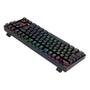 Teclado Sem Fio Mecânico Gamer Redragon Kumara Pro, RGB, Switch Brown, ABNT2, Anti-Ghosting, Wireless, Bluetooth, Preto - K552RGB-BRS-B