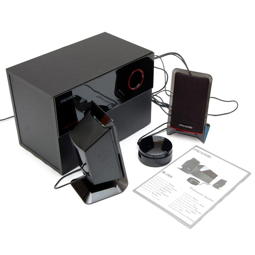 Microlab Caixa de Som Speaker 2.1CH, 40W RMS - M-200