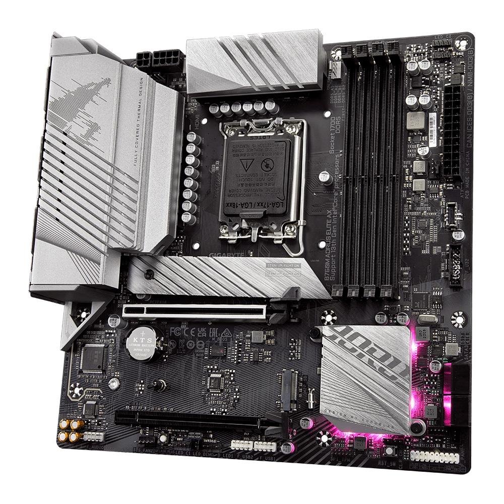 Placa Mãe Gigabyte B760M Elite AX | KaBuM!