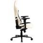 Cadeira Gamer Elements Lunari, Até 120kg, Com Almofada, Descanso de Braço 4D, Cilindro de Gás Classe 4, Knit Special, Creme - 70045