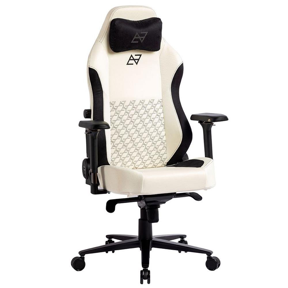 Cadeira Gamer Elements Lunari, Até 120kg, Com Almofada, Descanso de Braço 4D, Cilindro de Gás Classe 4, Knit Special, Creme - 70045 Cadeira Gamer Elements Lunari, Até 120kg, Com Almofada, Descanso de Braço 4D, Cilindro de Gás Classe 4, Knit Special, Creme - 70045
