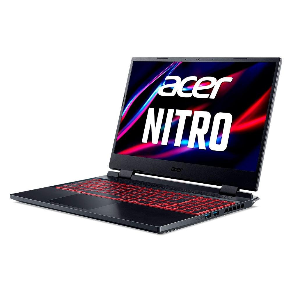 Notebook Gamer Acer NITRO 5 Intel Core i5-12450H, 8GB RAM, GeForce RTX3050, SSD 512GB, 15.6" FHD, Win11 Home, Preto - AN515-58-54UH Notebook Gamer Acer NITRO 5 Intel Core i5-12450H, 8GB RAM, GeForce RTX3050, SSD 512GB, 15.6" FHD, Win11 Home, Preto - AN515-58-54UH