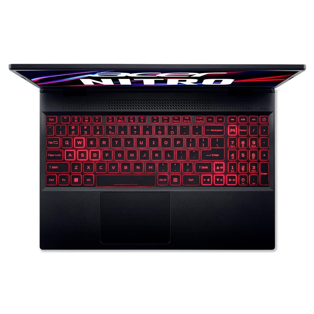 Notebook Gamer Acer NITRO 5 Intel Core i5-12450H, 8GB RAM, GeForce RTX3050, SSD 512GB, 15.6" FHD, Win11 Home, Preto - AN515-58-54UH Notebook Gamer Acer NITRO 5 Intel Core i5-12450H, 8GB RAM, GeForce RTX3050, SSD 512GB, 15.6" FHD, Win11 Home, Preto - AN515-58-54UH