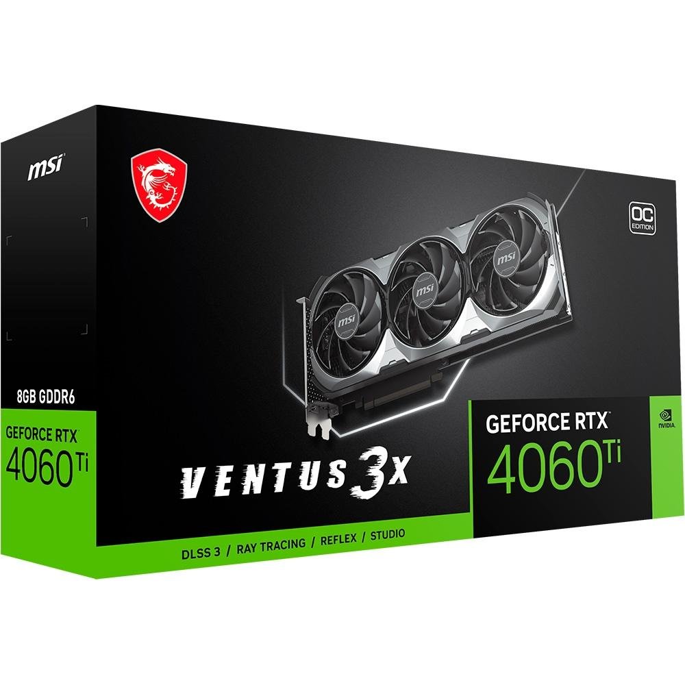 Placa de Vídeo RTX 4060 Ti Ventus MSI | KaBuM!