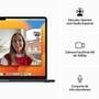 MacBook Air Apple 15", M2, CPU 8 Núcleos, GPU 10 Núcleos, 8GB RAM, SSD 256GB, Meia Noite - MQKW3BZ/A