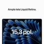 MacBook Air Apple 15", M2, CPU 8 Núcleos, GPU 10 Núcleos, 8GB RAM, SSD 256GB, Meia Noite - MQKW3BZ/A