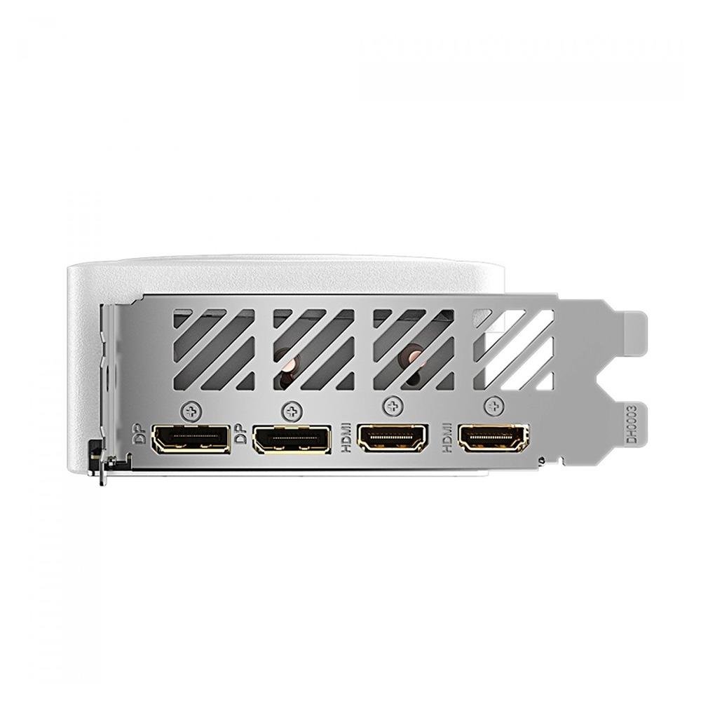 Placa de Vídeo RTX 4060 AERO OC Gigabyte NVIDIA GeForce, 8GB GDDR6, RGB, DLSS, Ray Tracing, Branco - GV-N4060AERO OC-8GD