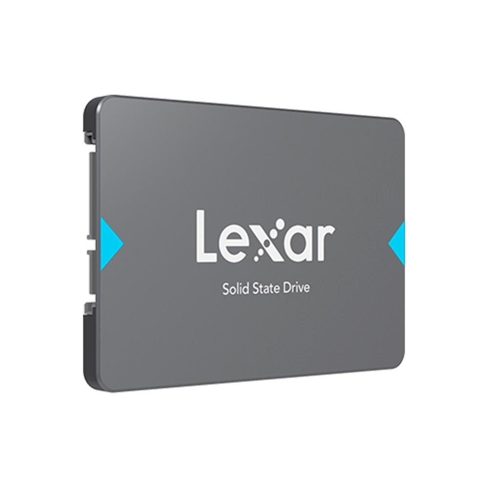 SSD Lexar NQ100, 480GB, SATA III, 2.5", Leitura: 550MB/s, Cinza - LNQ100X480G-RNNNU SSD Lexar NQ100, 480GB, SATA III, 2.5", Leitura: 550MB/s, Cinza - LNQ100X480G-RNNNU
