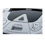 Rádio Portátil Boombox Philco, 4W RMS, CD Player, P2, FM Estéreo, Bivolt, Prata/Preto - PB126