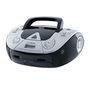 Rádio Portátil Boombox Philco, 4W RMS, CD Player, P2, FM Estéreo, Bivolt, Prata/Preto - PB126