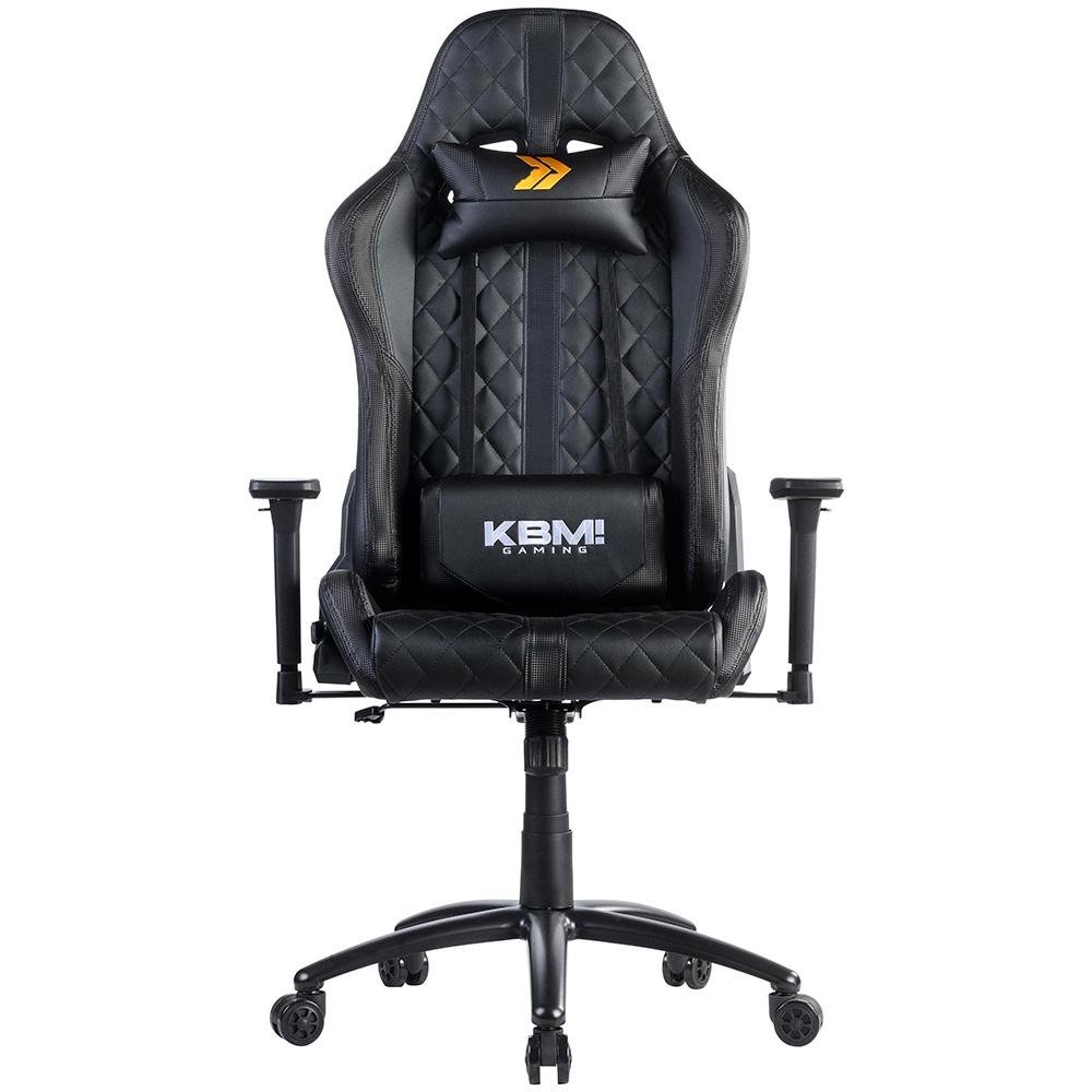 Cadeira Gamer KBM! GAMING Hailstorm CG450, Preta, Com Almofadas, Reclinável, Descanso de Braço 2D - KGCG450PT