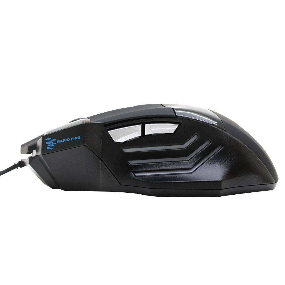 Mouse Gamer Fortrek Óptico USB Black Hawk 2400 dpi OM703 52013