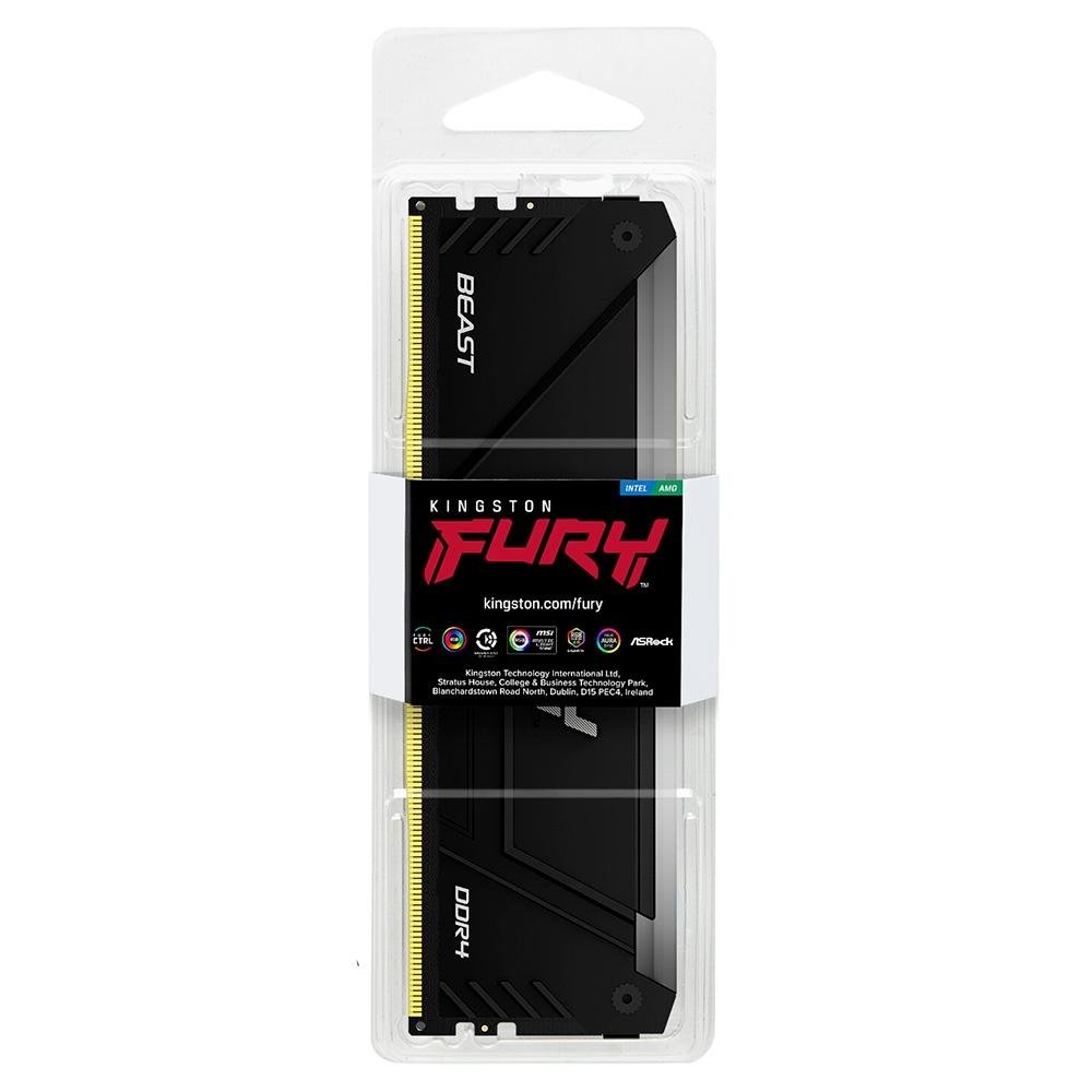 Memória Kingston Fury Beast RGB, 32GB | KaBuM!