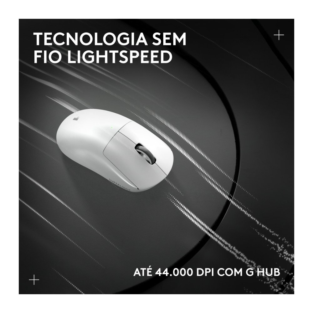 Logitech G Pro X Superlight 2 Branco | KaBuM!
